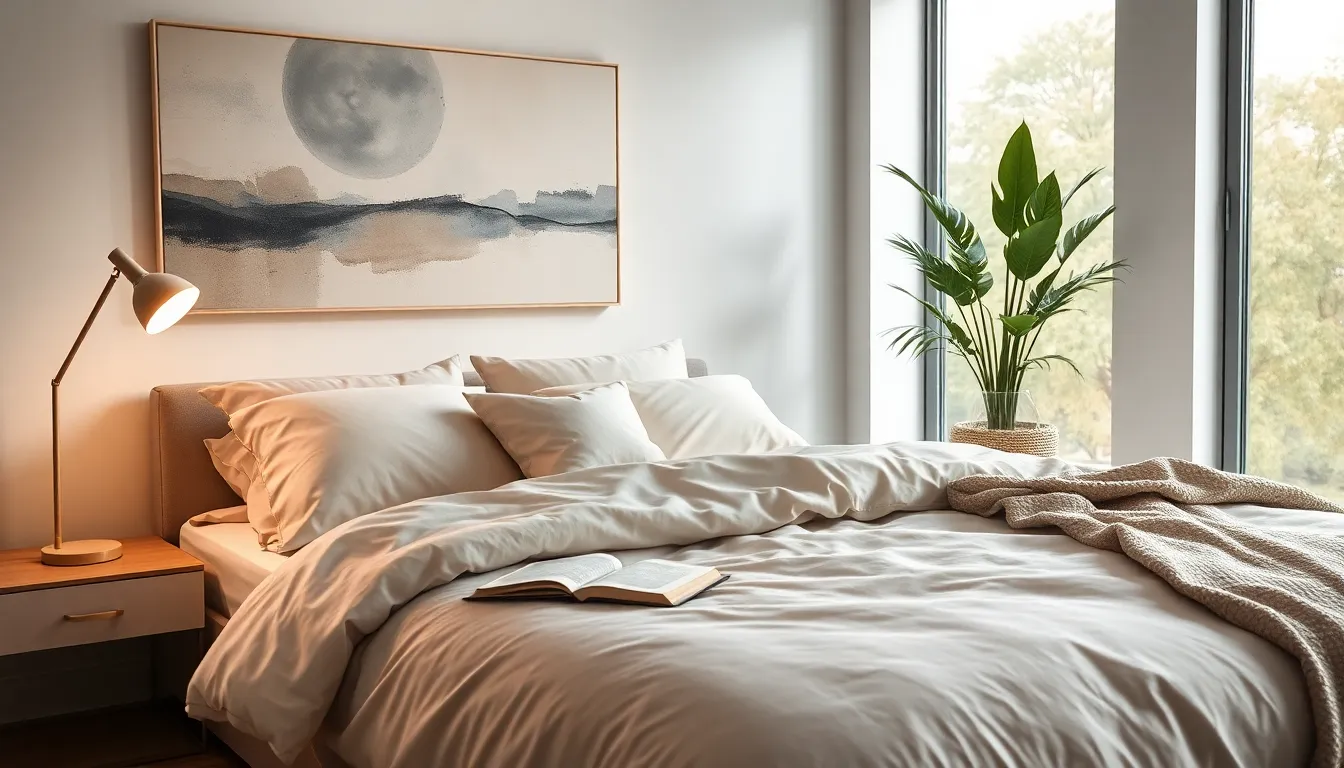 a cozy bedroom setup promoting restful sleep.
